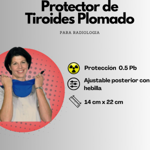 Protector Plomado de Tiroides para Rayos X